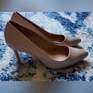 Calvin Klein Nude Heels 7.5